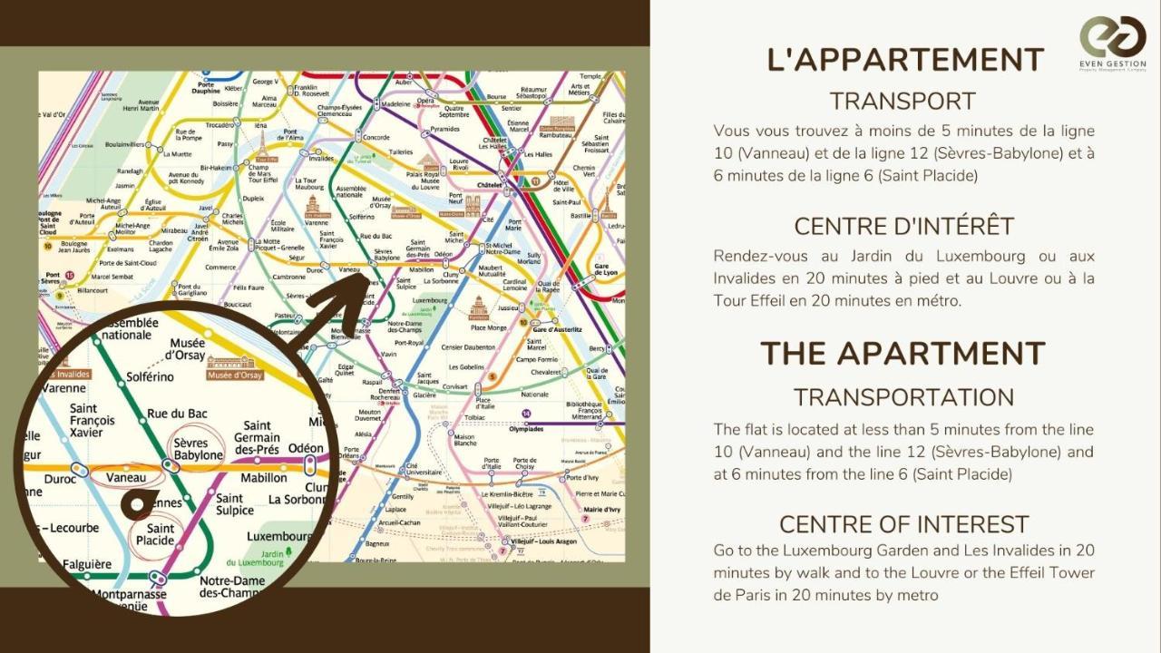 0#Appart 2Pers#Jardin Luxembourg#Necker Parigi Esterno foto